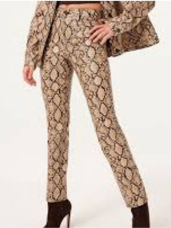 Good American Pants - Good American Good Classic Snake Print Faux Leather Pant 4 / 27‎ EUC